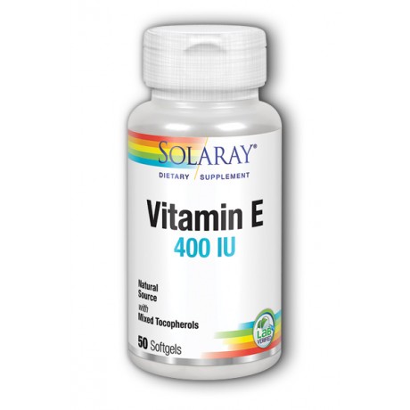Vitamina E · Solaray · 50 perlas