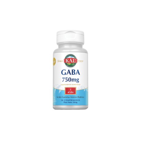 GABA 750 mg SMALL · KAL · 30 comprimidos