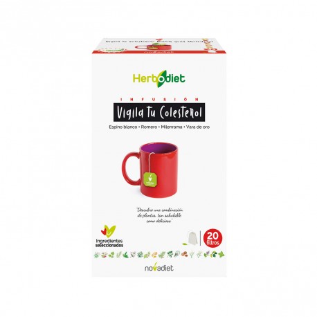 Herbodiet Vigila tu Colesterol NovaDiet 20 filtros