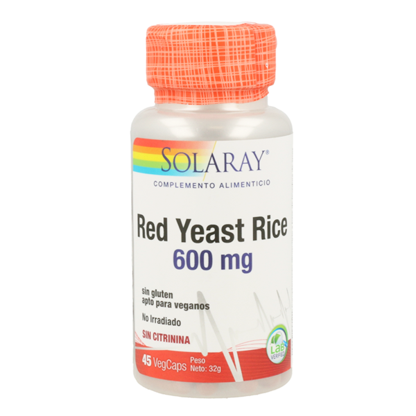Red Yeast Rice · Solaray · 45 vegcaps
