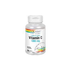 Vitamina C 1.000 mg – Acción Retardada · Solaray · 100 comprimidos